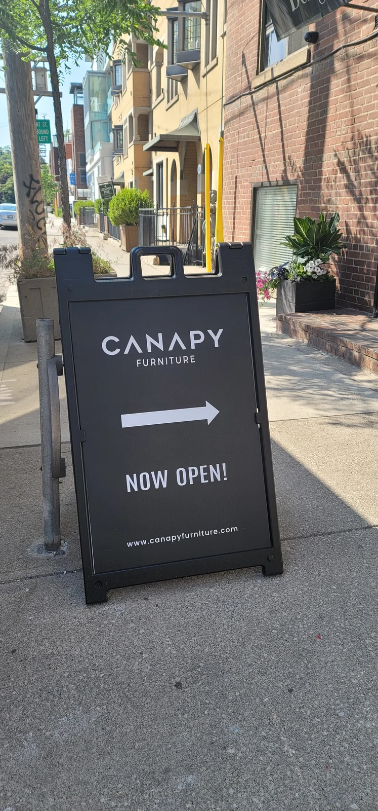 A-frame sign project by Kerem Sign in Toronto
